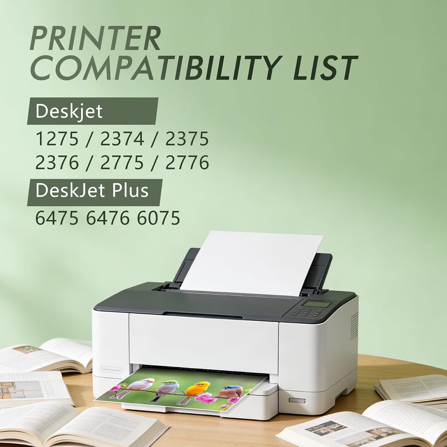 Printer Ink 667 for HP 667 XL Ink Cartridges Black and Color Compatible for HP Ink 667XL 667 Ink Cartridges Works HP667 HP667XL with DeskJet 1275 2374 2375 2376 2775 2776 6075 6475 6476 Printer