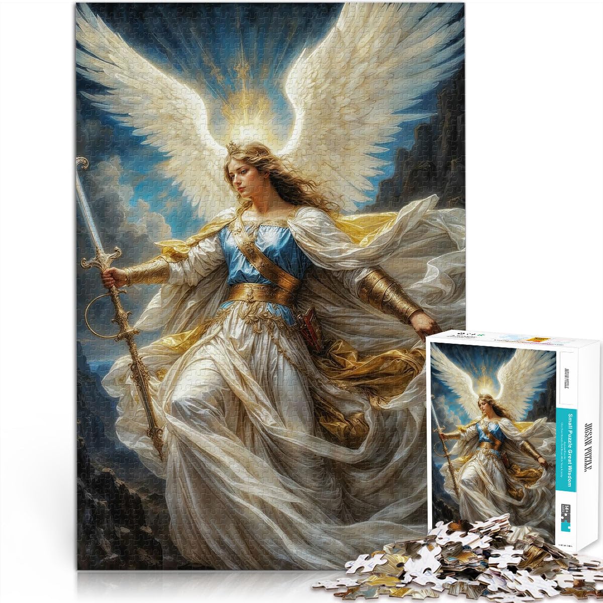 1000 Piece Jigsaw Puzzles for Adults Jigsaw Archangel Staycation: Zeit totschlagen Geschenke für Freunde und Familie38x26cm — image 1