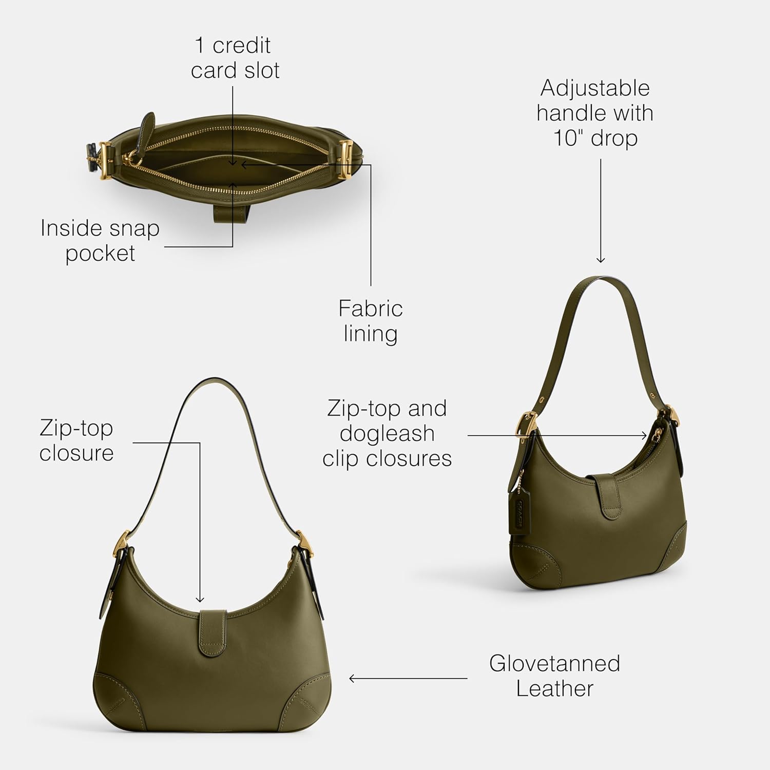 COACH Hamptons Hobo - Image 3