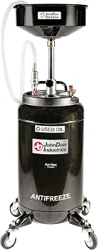 JohnDow Industries JDI-25HDC-EA 25-Gallon Heavy-Duty Self-Evacuating Coolant/Anti-Freeze Drain