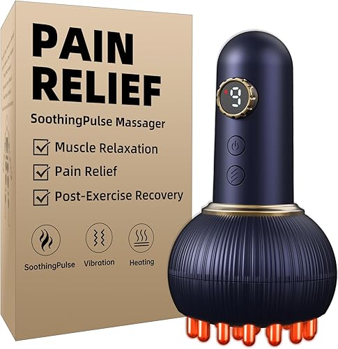 SoothingPulse Masajeador terapéutico para alivio del dolor articular, muscular y nervioso, alivio profundo del dolor de tejido para ciática, túnel