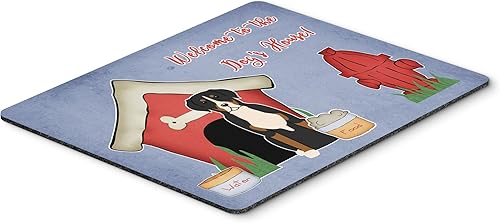 Miniatura 2 de Caroline's Treasures BB2215MP - Alfombrilla de mouse de Halloween de Laika Spitz de Siberia Occidental, almohadilla caliente o salvamanteles para el