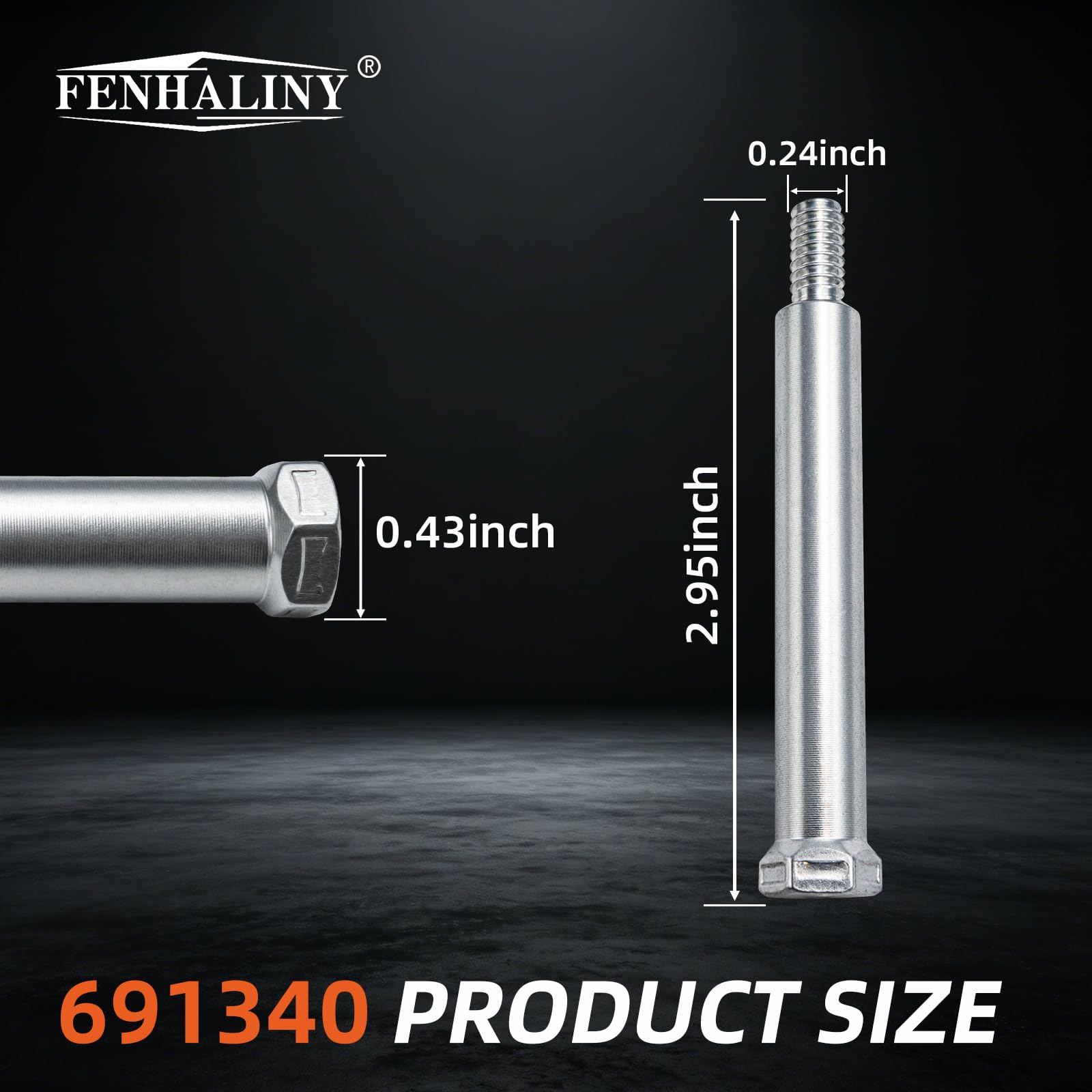 691340 Tornillo de repuesto Bri-gs Stra-ton 94231, 691340 (2 unidades)