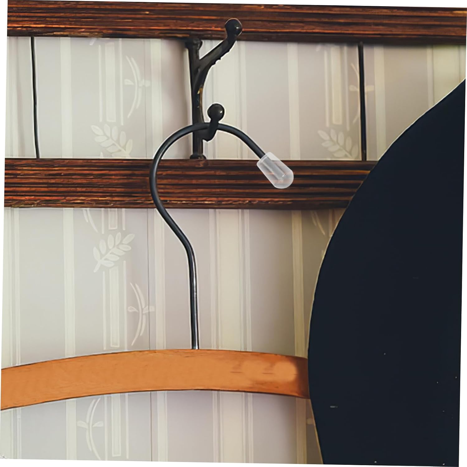 MAGICLULU 100pcs Pvc Hanger End Caps Protectors for Clothing Hooks Cover Hangers for Clothes Rack Protective Covers Prevent Snags and Damage