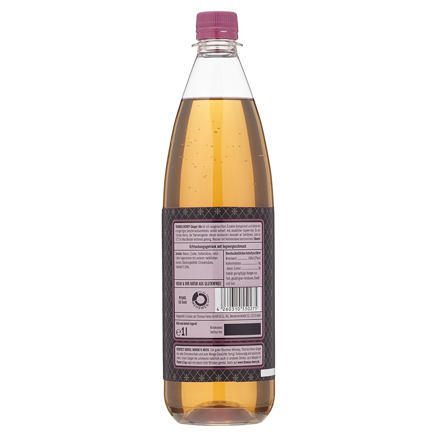 Thomas Henry Ginger Ale (6 x 1.0 l)