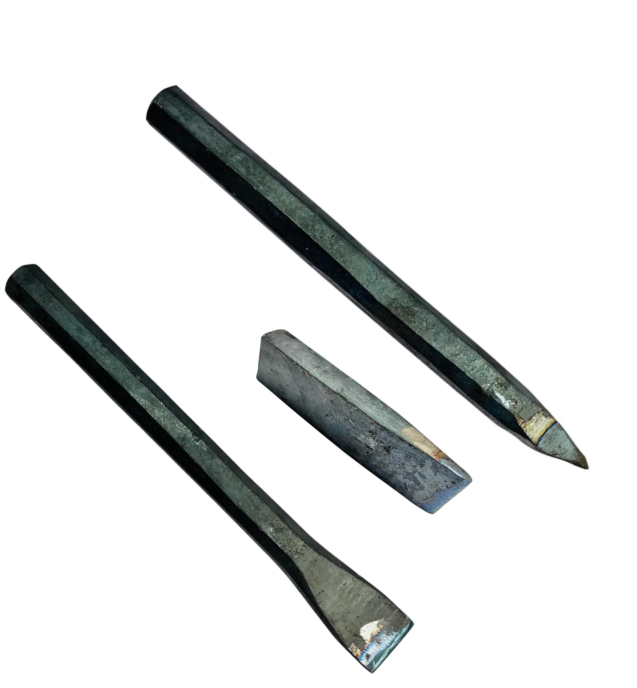 TARPON Iron Leaf Chisel Combo|Flat, Point, and Punch Chisel|Koth Uli-Construction Hand Tool- Set of 3-picture-10