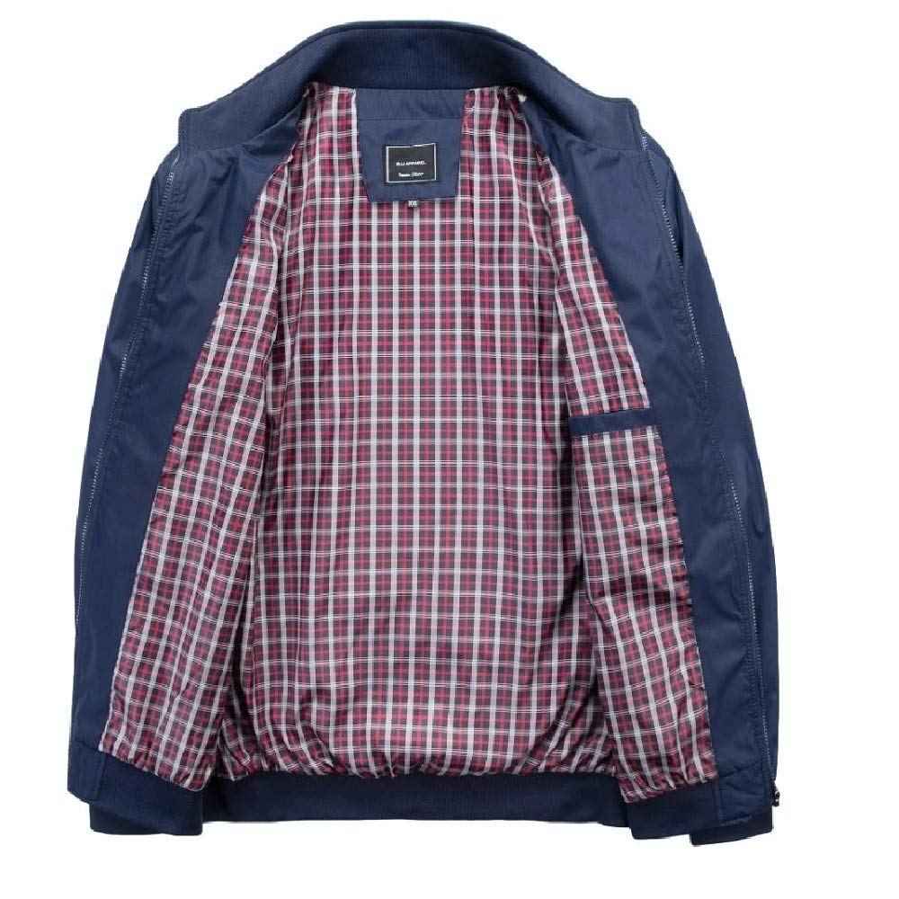 Harrington - Chaqueta bómber deportiva elegante e informal de peso medio para hombre