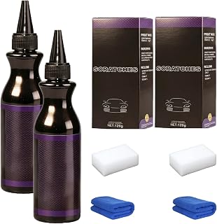 Scratch Remover for Vehicles, 2026 New Car Scratch Repair Kit, Multifunctional Car Paint Scratch Remover for Surface Damage, Portable Car Polishing Wax for All Drivers (2 Set)
