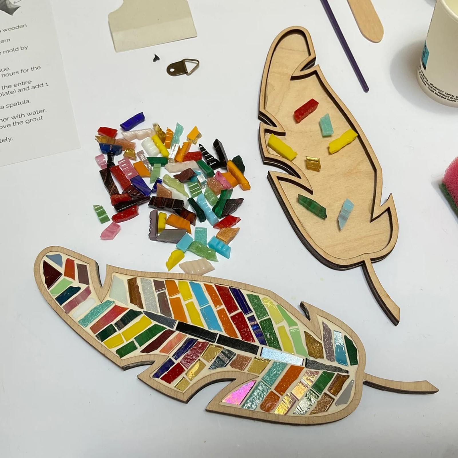 Daity Set fai da te a mosaico per bambini 7 8 6 10 9 11 anni, regalo per ragazze 6-12 anni, set fai da te, per adulti, regali di compleanno per ragazze