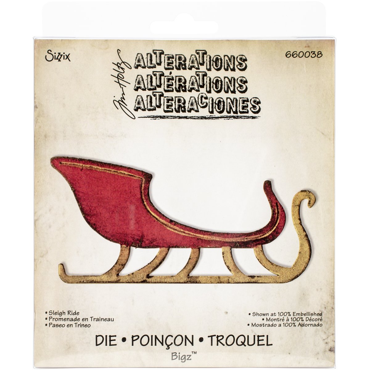 アルバム・スクラップ Sizzix Sleigh Ride Alterations 660038 Sizzix Sleigh Ride Alterations 660038 【公式通販】
