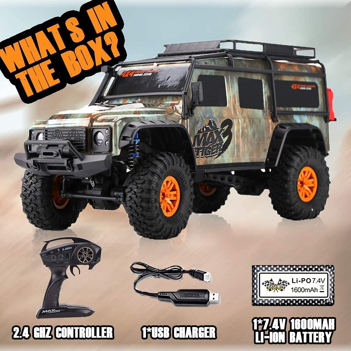 Amazon.co.jp: RC クローラー 1/10 スケール クローラー ロック RC