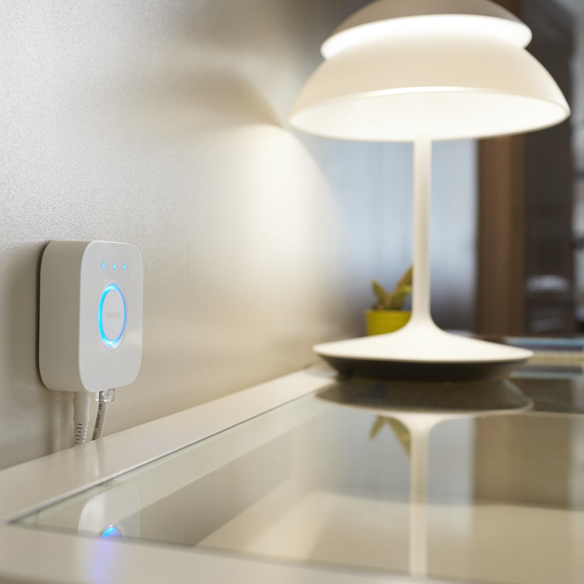 Philips Hue Bridge 2.0 Hub Central Contrôle Éclairage Intelligent Alexa Google Assistant Apple HomeKit
