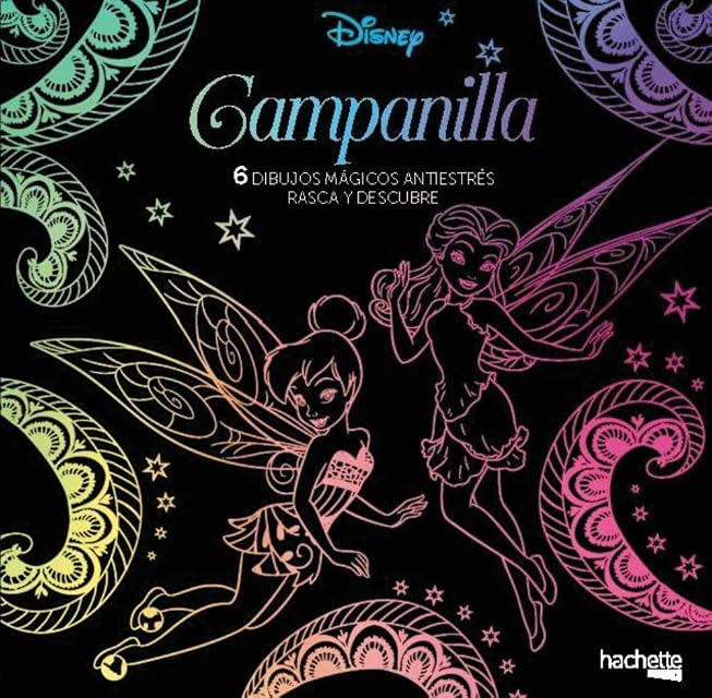Portada de Arteterapia. Campanilla. 6 dibujos mágicos