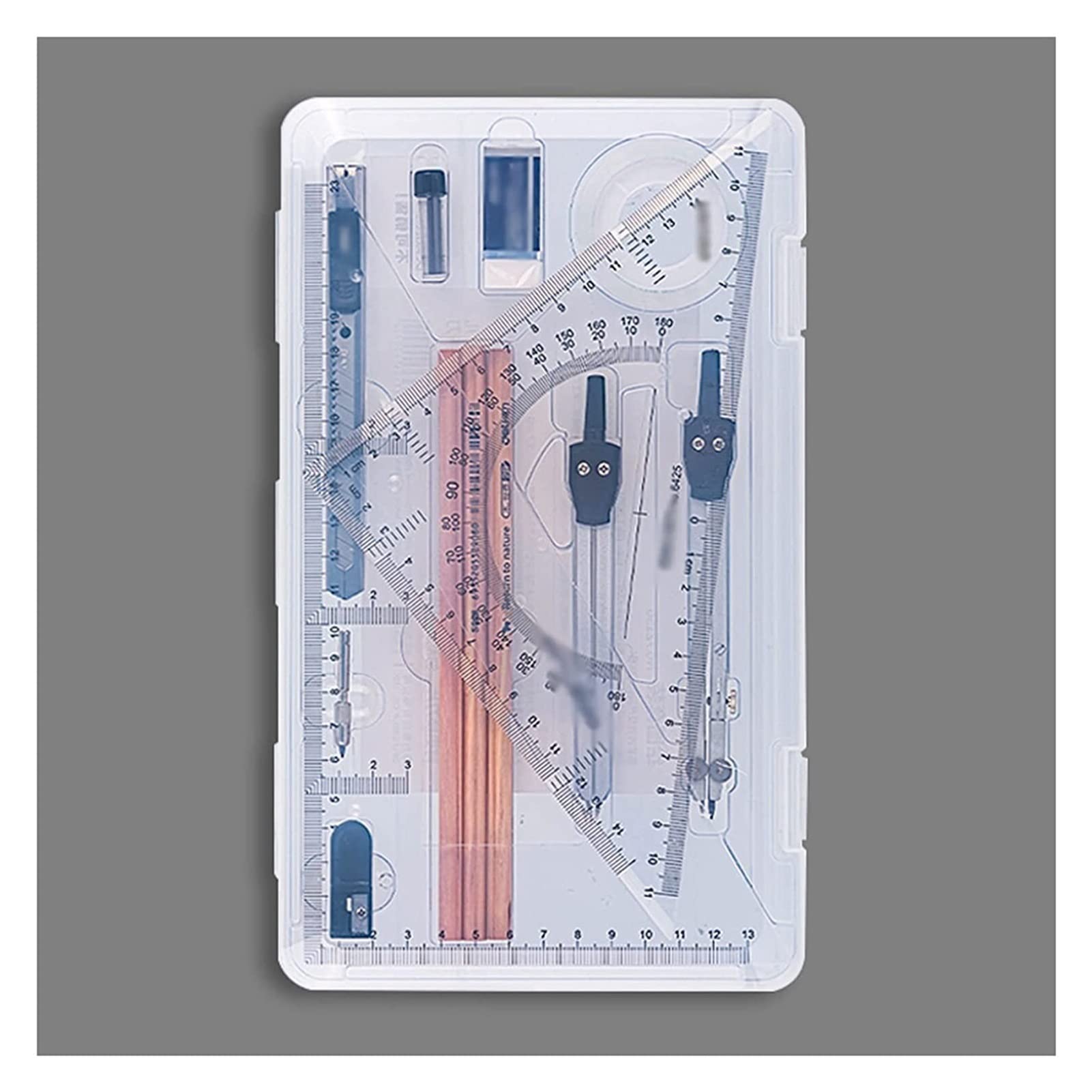 BAtlam Zeichenkompass Zirkel Mathe-Kompass Professionelles Zeichnen Design Student Schreibwaren Prüfung Technisches Zeichenwerkzeug Kompass-Set Technisches Zeichenzubehör aus Metall (Size : B) (C)