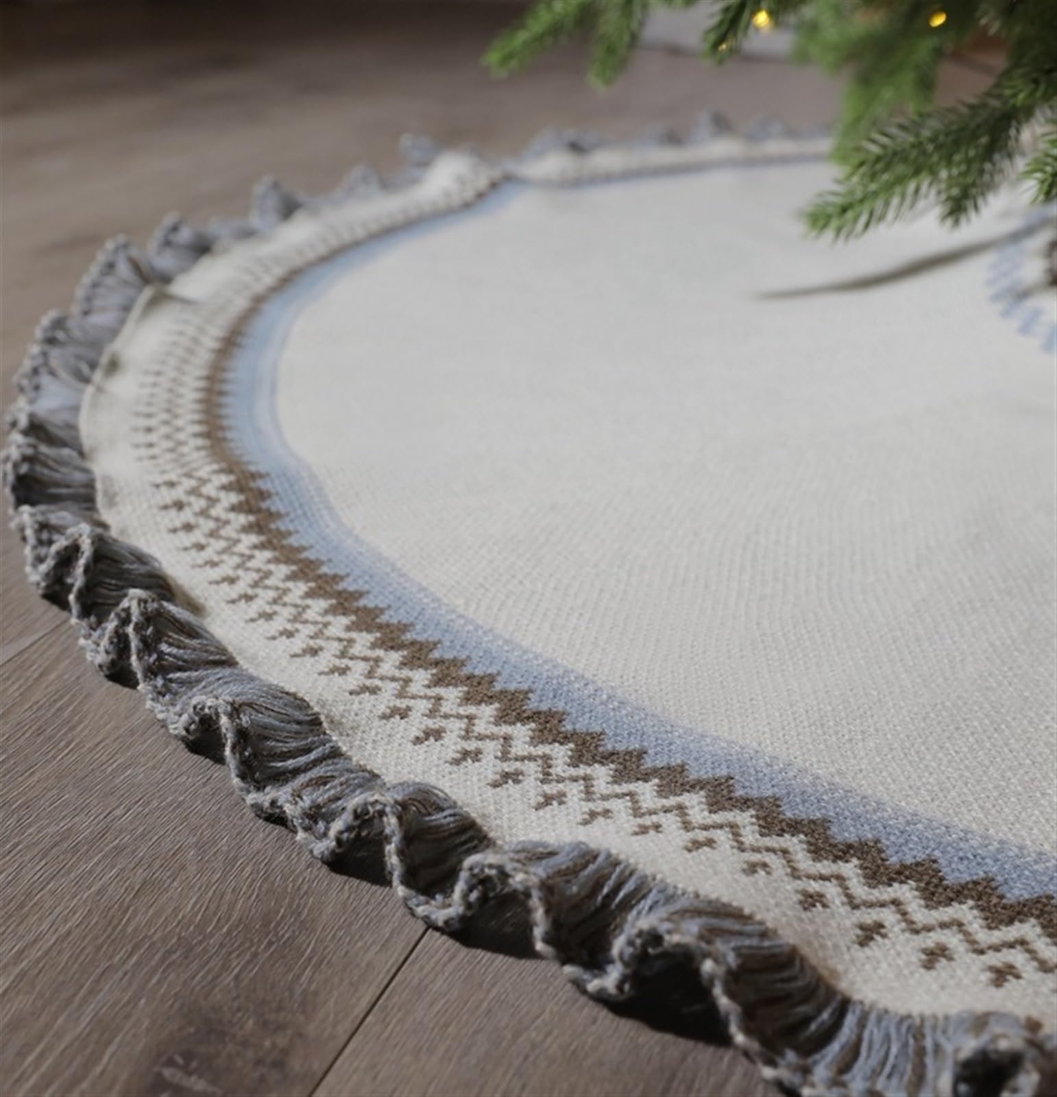 Weihnachtsbaum Rock, Strickender Weihnachtsbaumrock 48 Zoll Dick Rustikal Für Weihnachtsdekoration Decke Weihnachtsbaum(B)