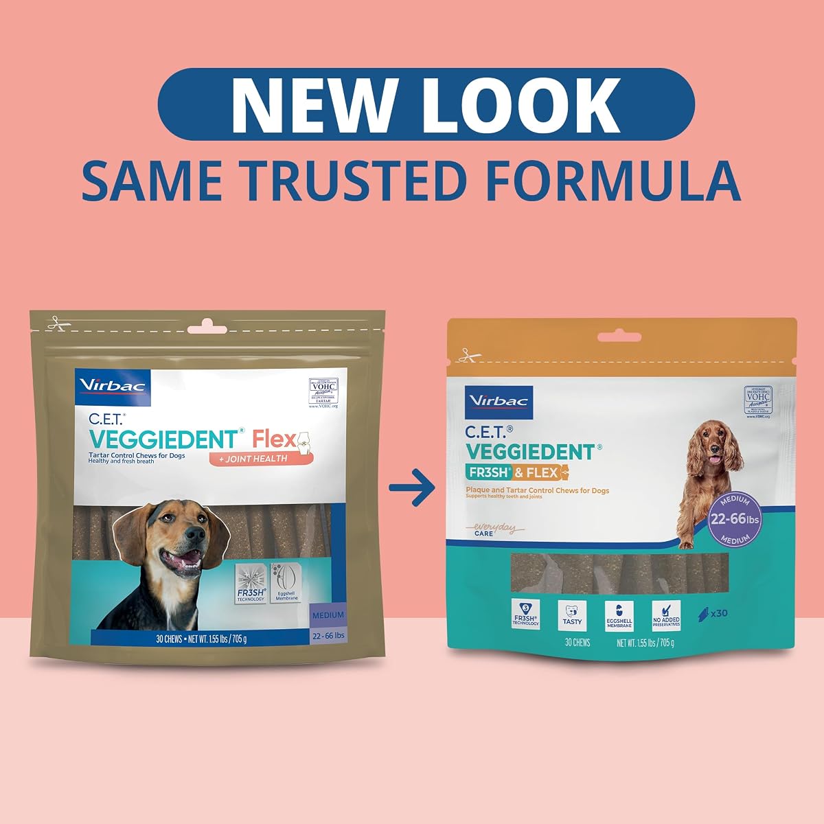 C.E.T. Veggiedent Tartar Control Chews For Dogs view 2