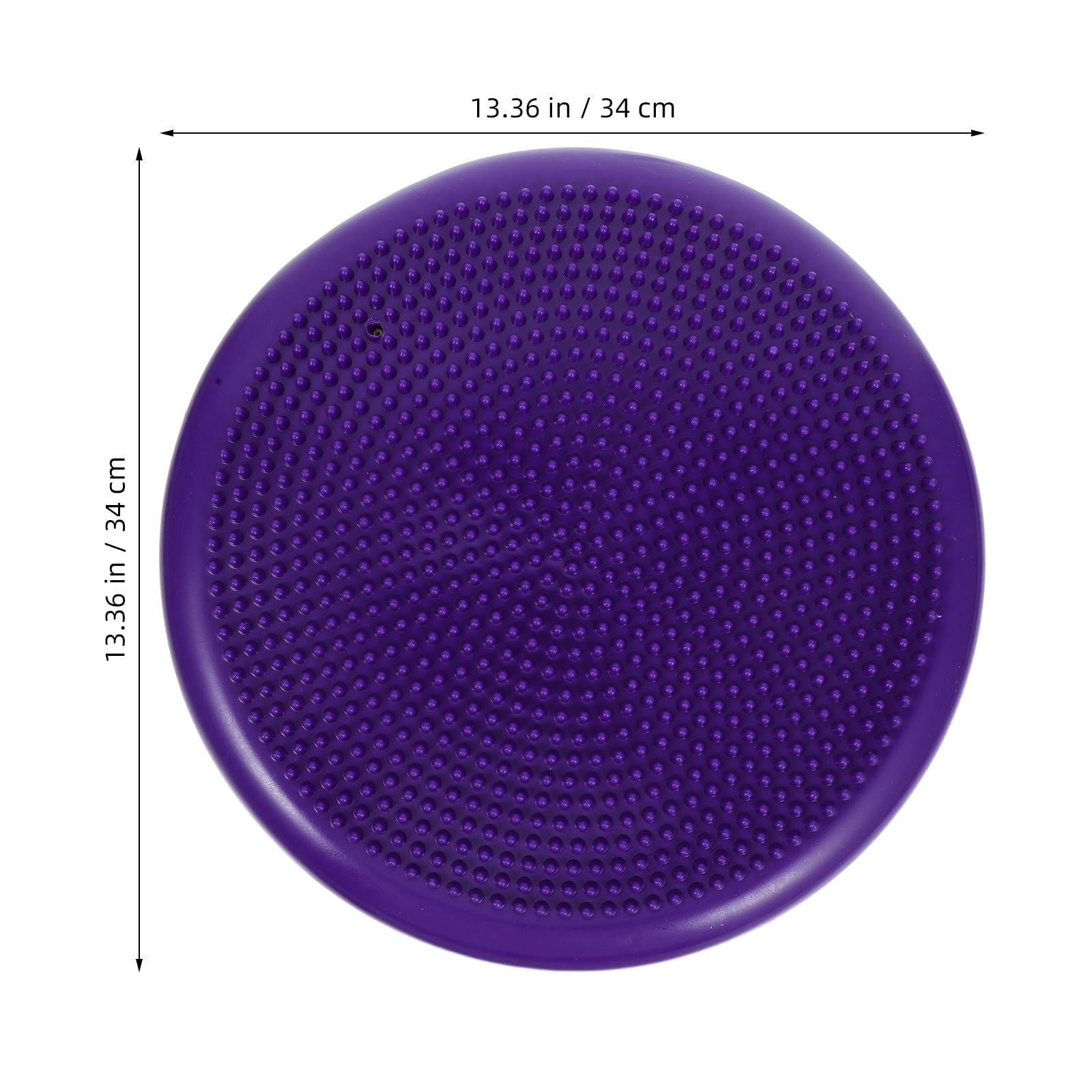 Abaodam Cuscino Gonfiabile per Seduta Ergonomica in Pvc Pompa a Mano, Cuscino da Equilibrio Extra Spesso per Reabilitazione e Sollievo Mal di Schiena