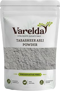 VARELDA Tabasheer Asli Powder- Banslochan Asli Powder- Silicic Acid - Bambusa arundinacea (1000 Grams) Price In India
