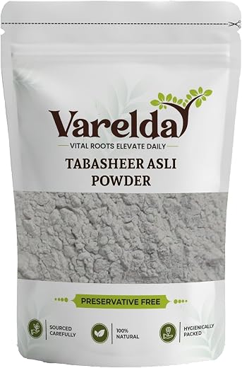 VARELDA Tabasheer Asli Powder- Banslochan Asli Powder- Silicic Acid - Bambusa arundinacea (1000 Grams)