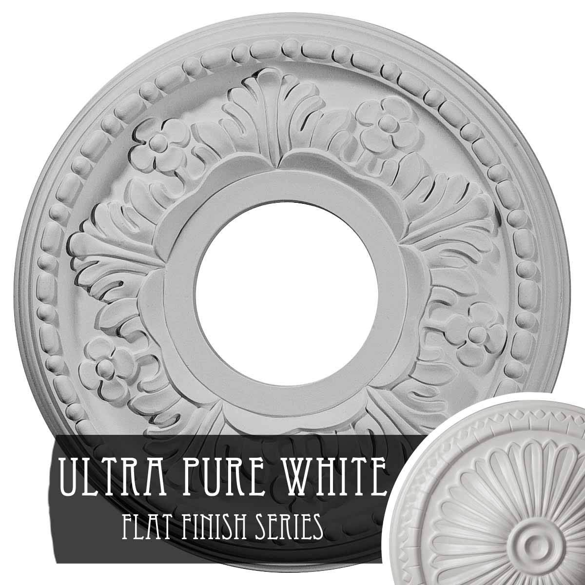 11 7/8"OD x 3 5/8"ID x 7/8"P Helene Ceiling Medallion (Fits Canopies up to 5 1/4") — Amazon image 30