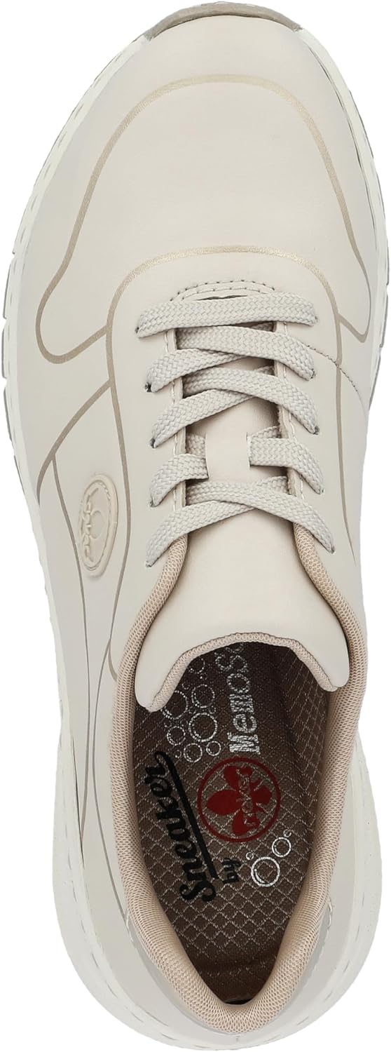 Rieker Damen Sneaker Schnürschuh M4903 Weiß Größe 41 EU Rieker Damen Sneaker Schnürschuh M4903 Weiß Größe 41 EU