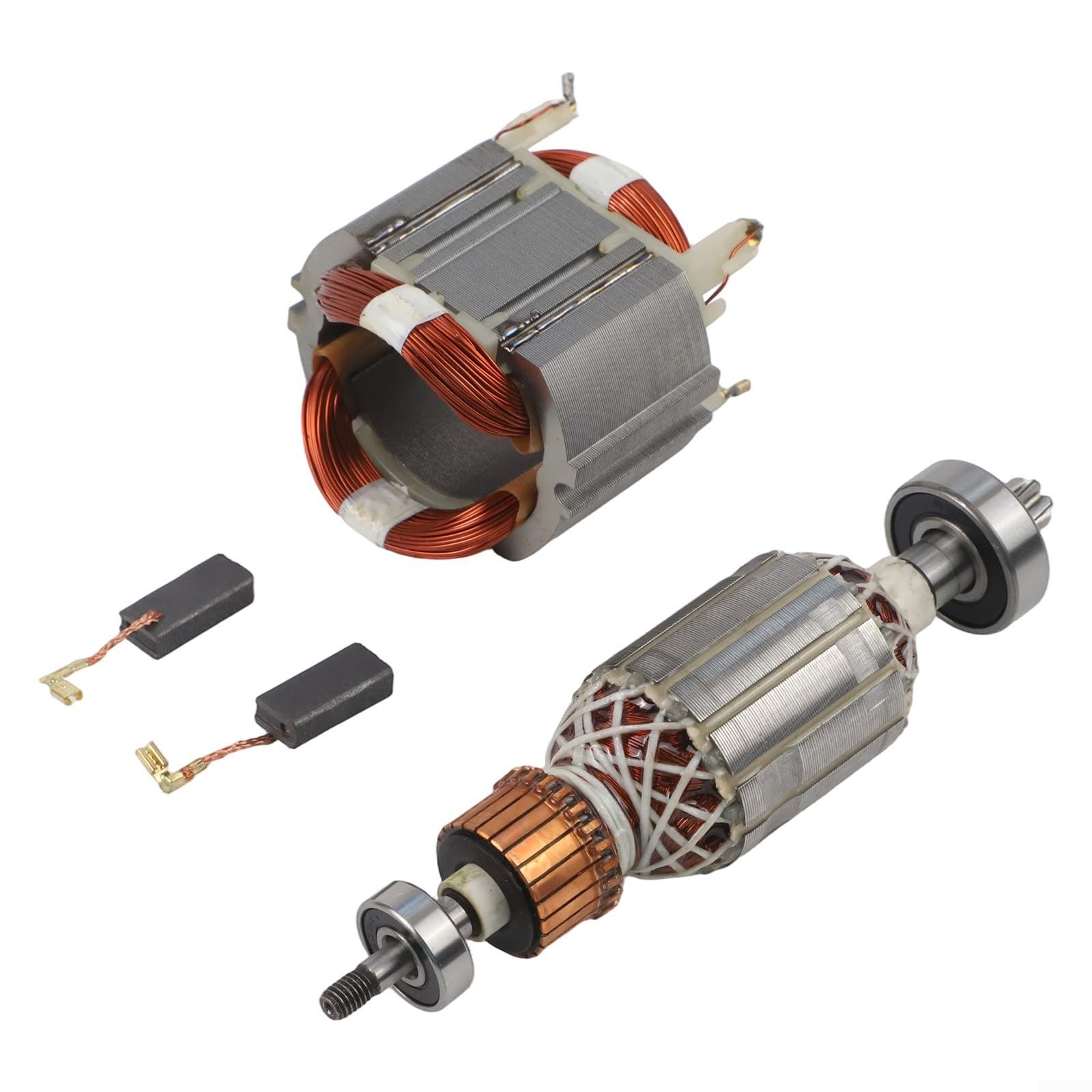 Set di spazzole di carbone per statore del rotore per Makita-HR4001C/HR4010C/HR4011C, ricambio per utensili elettrici, codice articolo 5138884/6257586