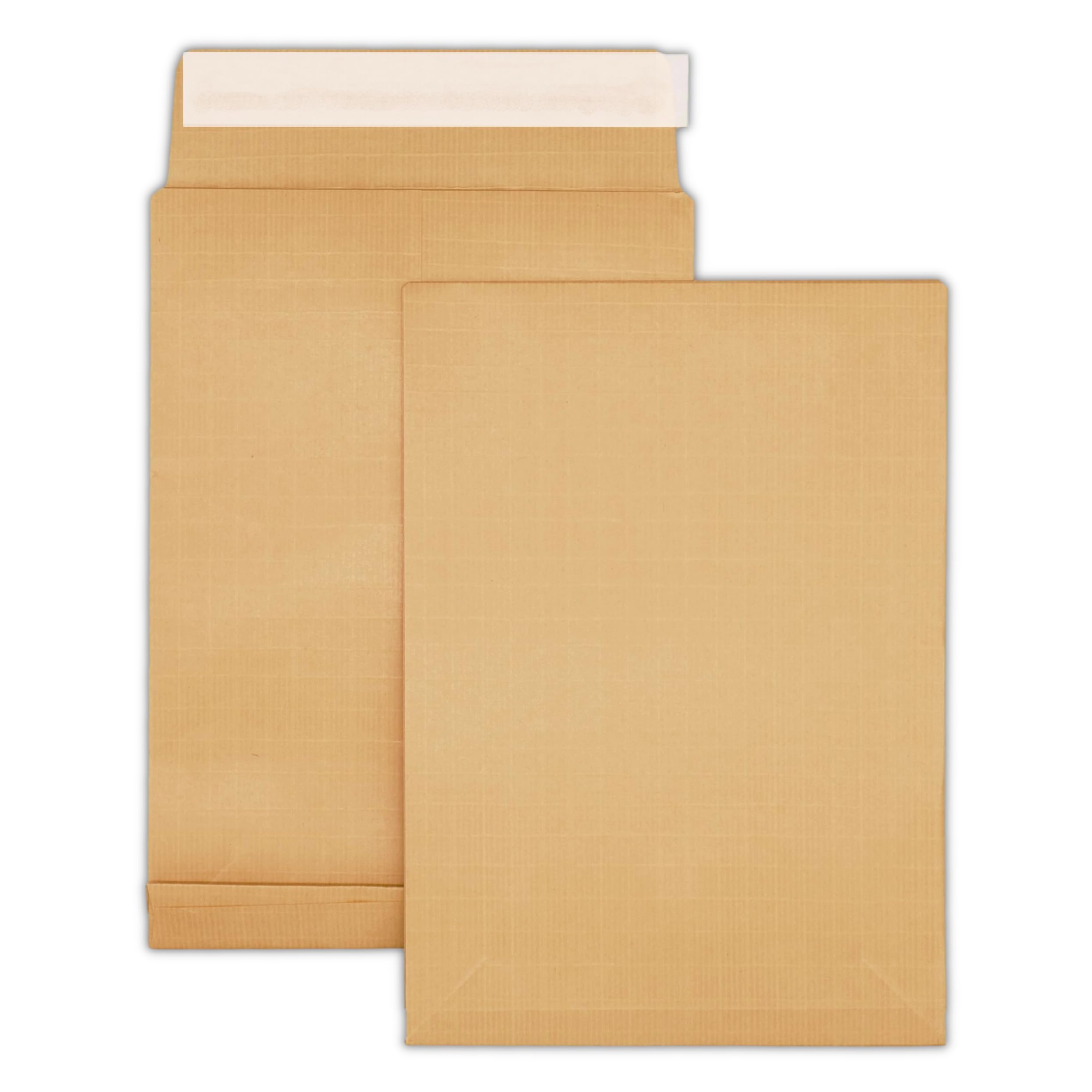 100 Bellows Kraft Armed solide 135 Gr C4 Taschen: 229 x 324 x 30 mm A4, verstärkt beständig