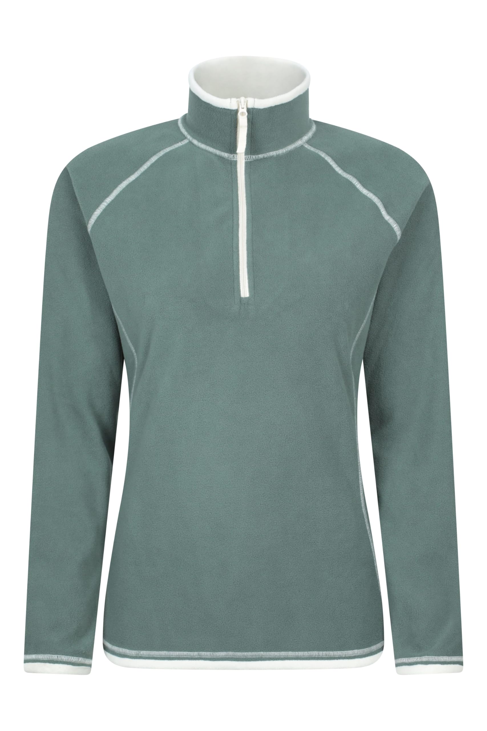 Mountain Warehouse Montana Womens Microfleece Breathable Ladies Sweater, Quick Drying Pullover, Warm Fleece Jacket, Half Zip - Anti-Pill, Lightweight, Purple, Medium — view 4