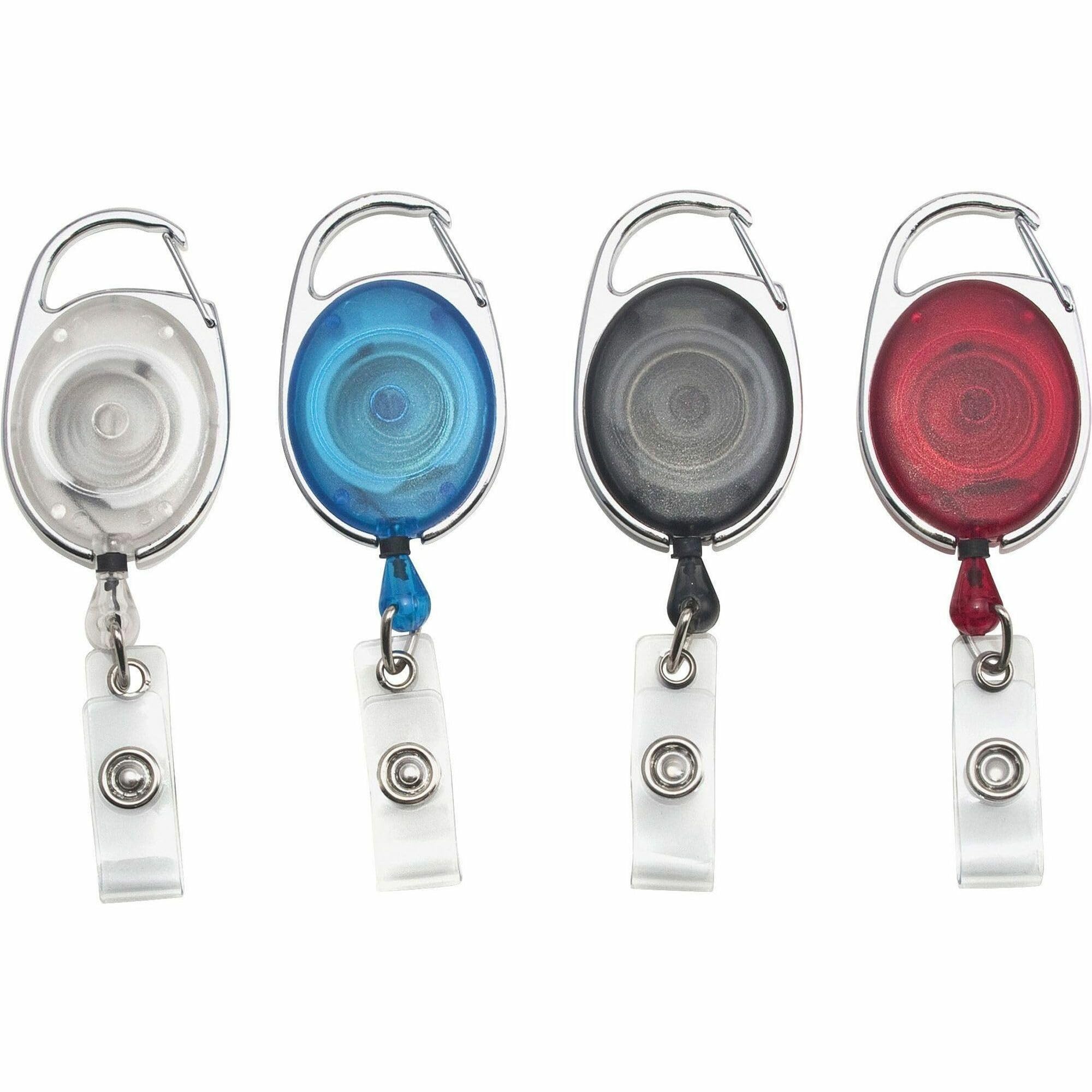 ADVANTUS Karabiner-Ausweishülle, ausziehbar, 76,2 cm, 20 Stück, verschiedene Farben (75552)