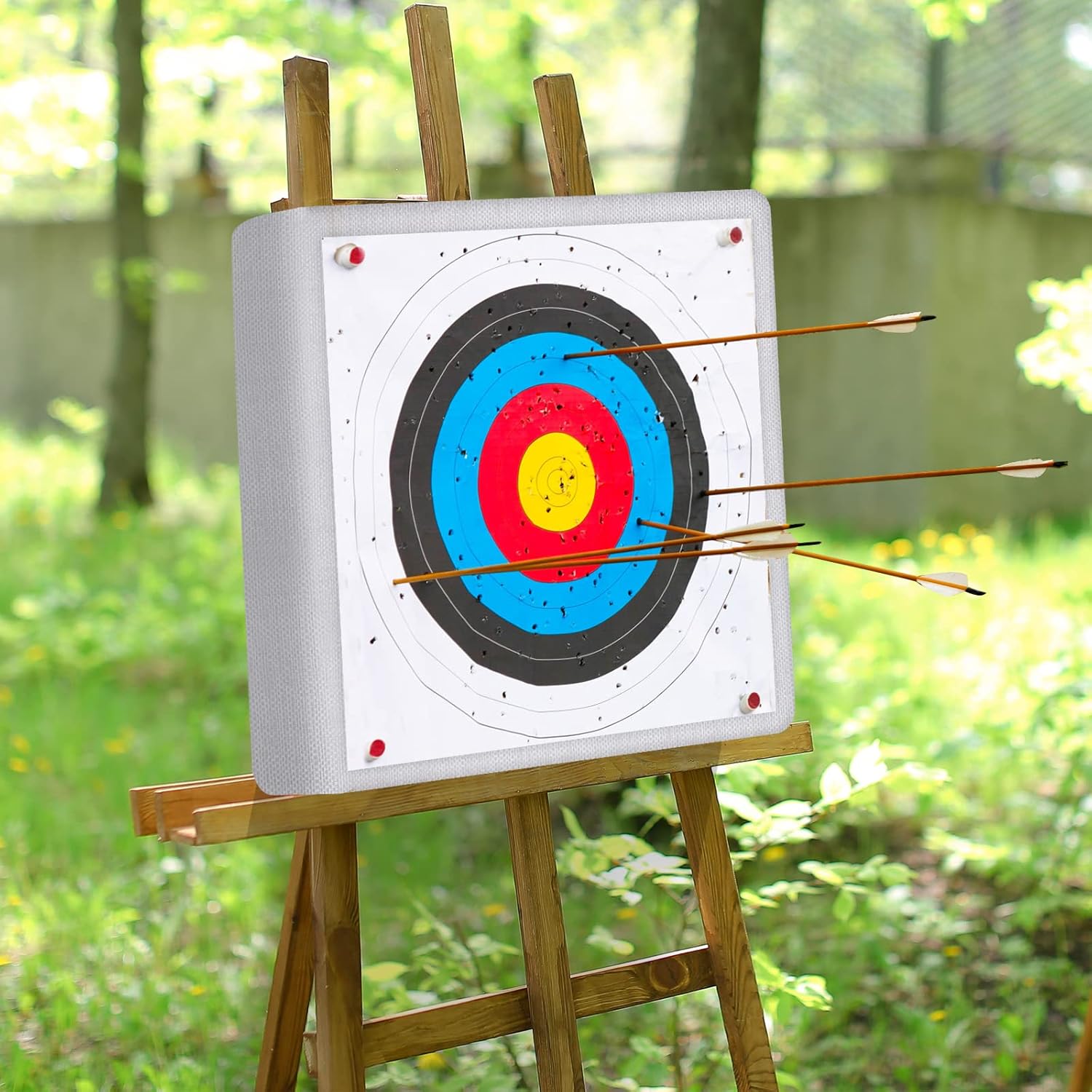 ASDW Archery Targets Heavy Duty Target 20 inchs Solid Straw Target Laminated Arrow Target Archery Target Square Target Practice Target for Compound Bow Crossbow and Recurve Bow : Sports & Outdoors