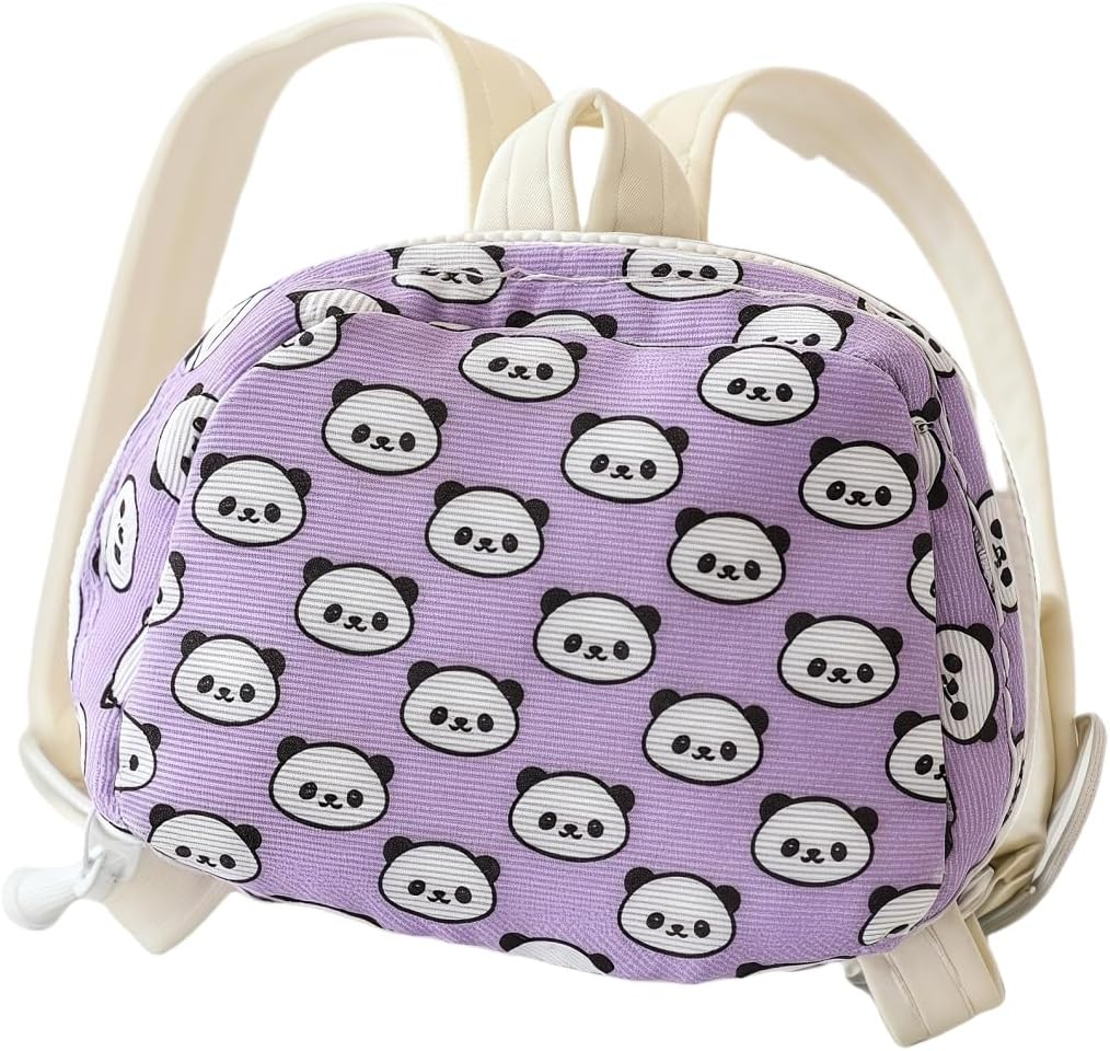 Bag Accessories for Lu bubu 17cm Dolls, Mini Doll Messenger Bag Decoration for Dolls, Cute Fashion Cartoon Panda Shoulder Bag Accessory for 1st/2nd/3rd Gen 17cm Doll Pink