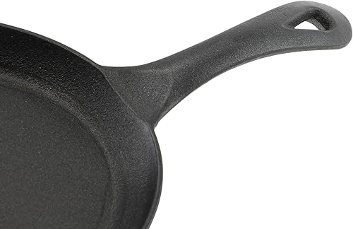 Miniatura 2 de Winco FS-2 - Juego de servidor Fajita de hierro fundido de 2 piezas, negro, marrón, mediano