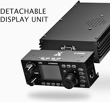 [with CE-19] Xiegu G90 HF Radio 20W SSB/CW/AM/FM SDR Structure with Built-in Auto Antenna Tuner