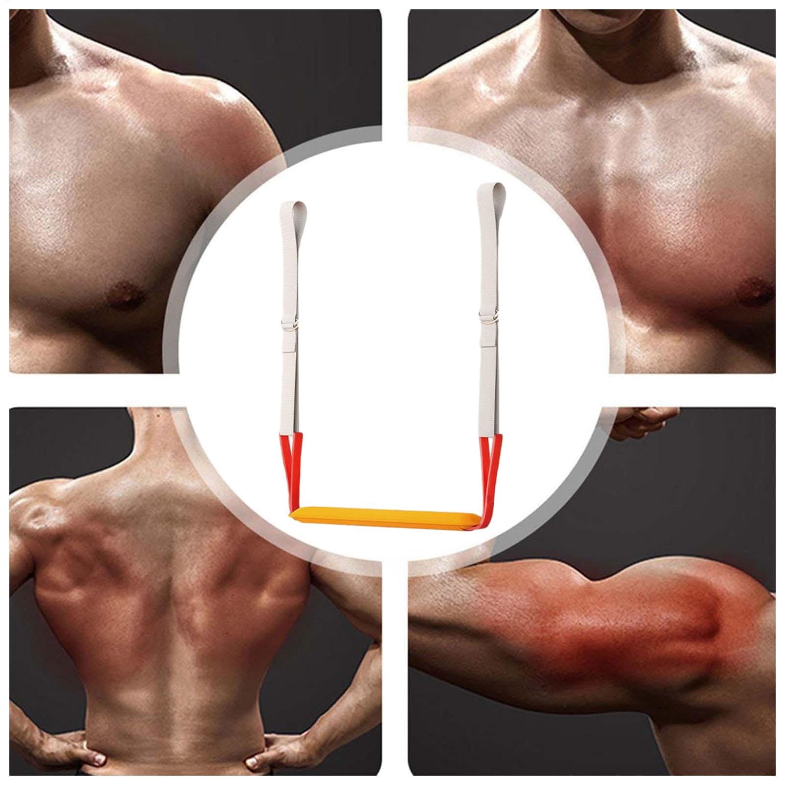 Fascia elastica per allenamento, corda da allenamento, per fitness, tensione e tiro, braccio, sollevamento pesi, fasce da fitness regolabili e riutilizzabili, resistenti, per uomini e donne