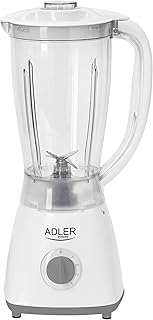 Adler AD 4057 Mixeur à Haute-Puissance, 450 W, 1.5 liters, Blanc