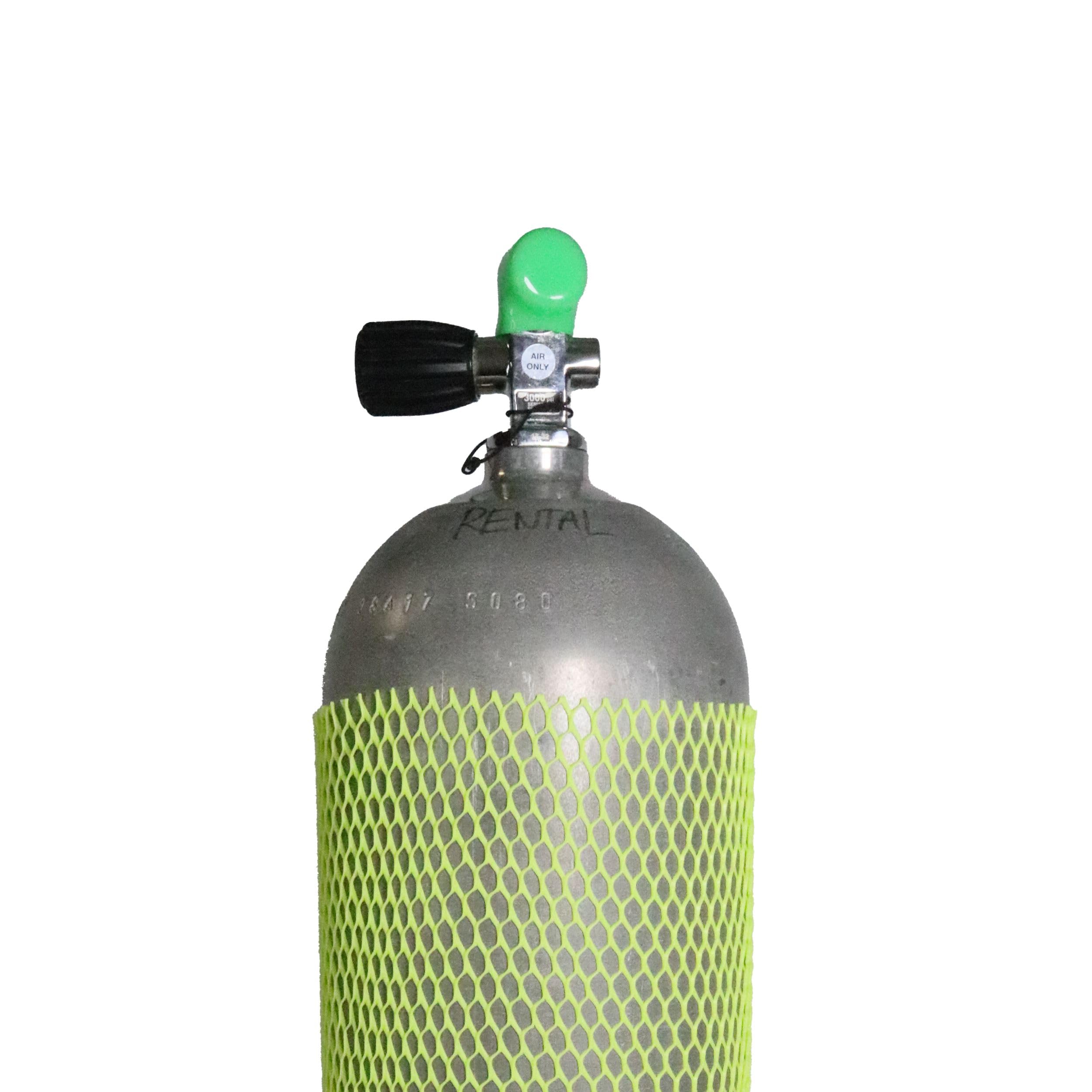 The Vindicator Visual Safety Tank Valve Air On/Off Color Indicator for Scuba Diving Cylinder (Model 2 Black)