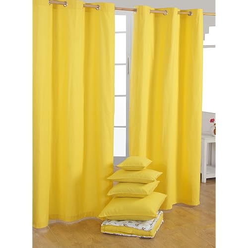Yellow Curtains Amazon Co Uk