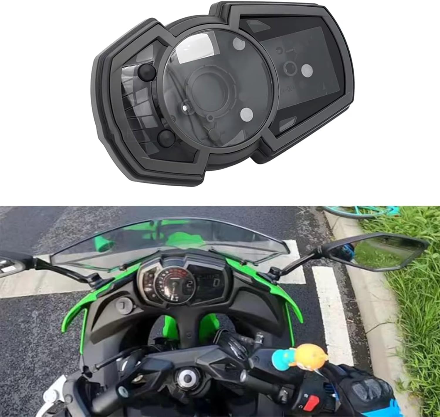 バイクの走行距離計カバー For Ninja 400 650 1000 2018 2019 2020