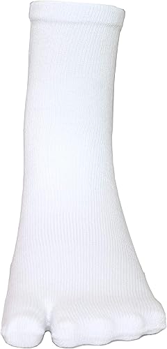 Miniatura 3 de Calcetines Tabi japoneses unisex de 2 dedos, 2 pares, tamaño niño pequeñoniñoadulto, Blanco
