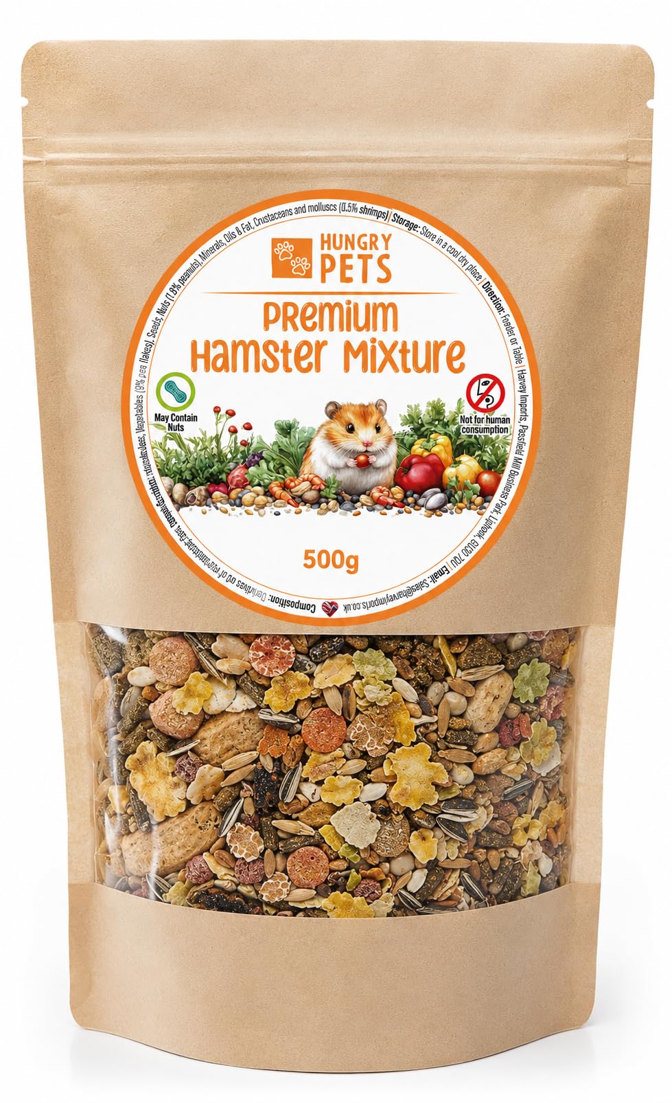 Premium Hamster Food, 500g