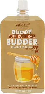 Dog Peanut Butter - 4oz Squeeze Packs Mixed Flavor Budder