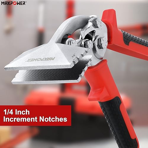 Miniatura 3 de MAXPOWER Dobladora de chapa de metal, dobladora de metal de 3 pulgadas con compensación, dobladora de chapa de mano para doblar y aplanar metal,