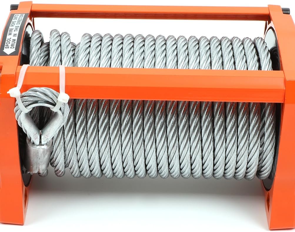12V Electric Winch 13500lbs with steel rope for recovery