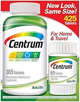 Vista 1 de Centrum Suplemento multivitamínico multimineral para adultos 425 tabletas