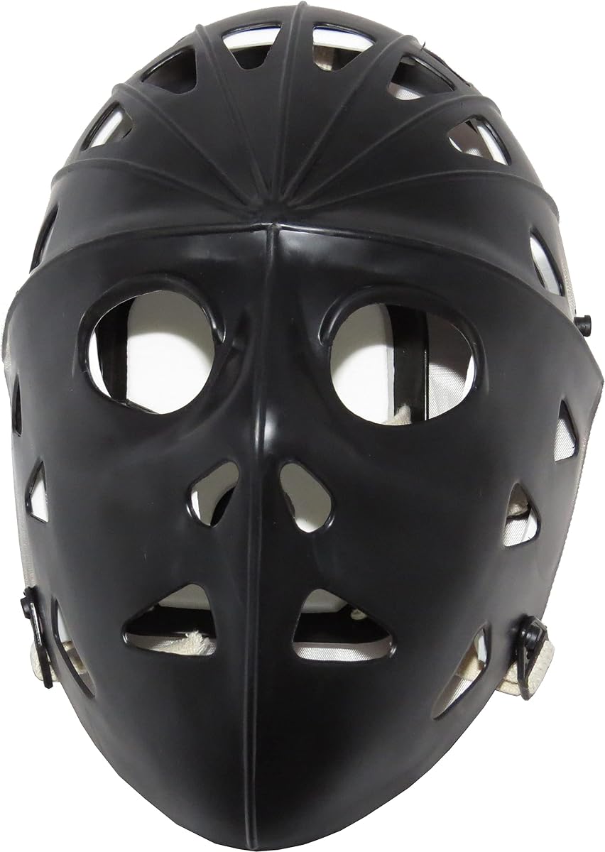 Adult Street Hockey Goalie Mask - High-Impact - Ventilation Holes + Adjustable Straps - Street Hockey Only,Halloween Mask