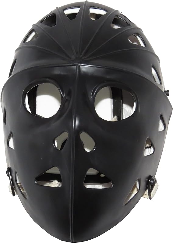 Adult Street Hockey Goalie Mask - High-Impact - Ventilation Holes + Adjustable Straps - Street Hockey Only,Halloween Mask