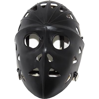 Mylec Adult Street Hockey Goalie Mask - High-Impact - Ventilation Holes + Adjustable Straps - Street Hockey Only,Halloween Mask