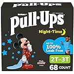Pull-Ups Boys\' Night-Time Potty Training Pants, Size 2T-3T Overnight Training Underwear (16-34 lbs), 68 Ct