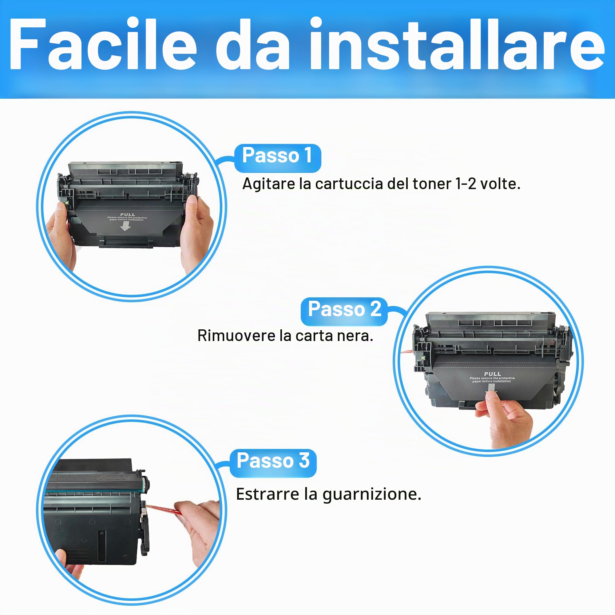 LCL Cartuccia di Toner Rigenerate 87A CF287A Sostituzione per HP LaserJet