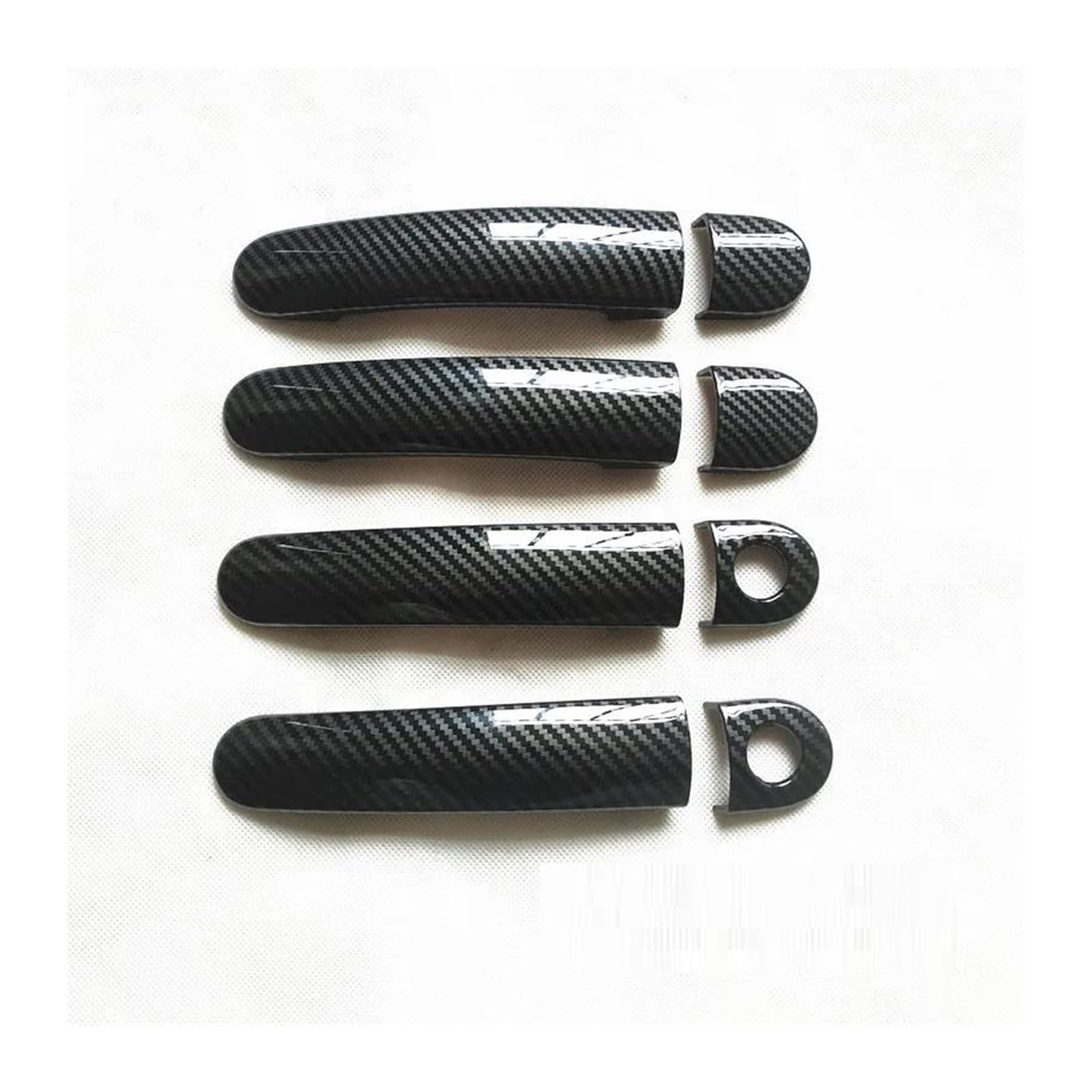 Hckclmbmzw D For Polo Mk4 Mk5 6R Car Oor Handle Cover Exterior Trim Ecoration Accessories Abs Oor Handle Cover(D)